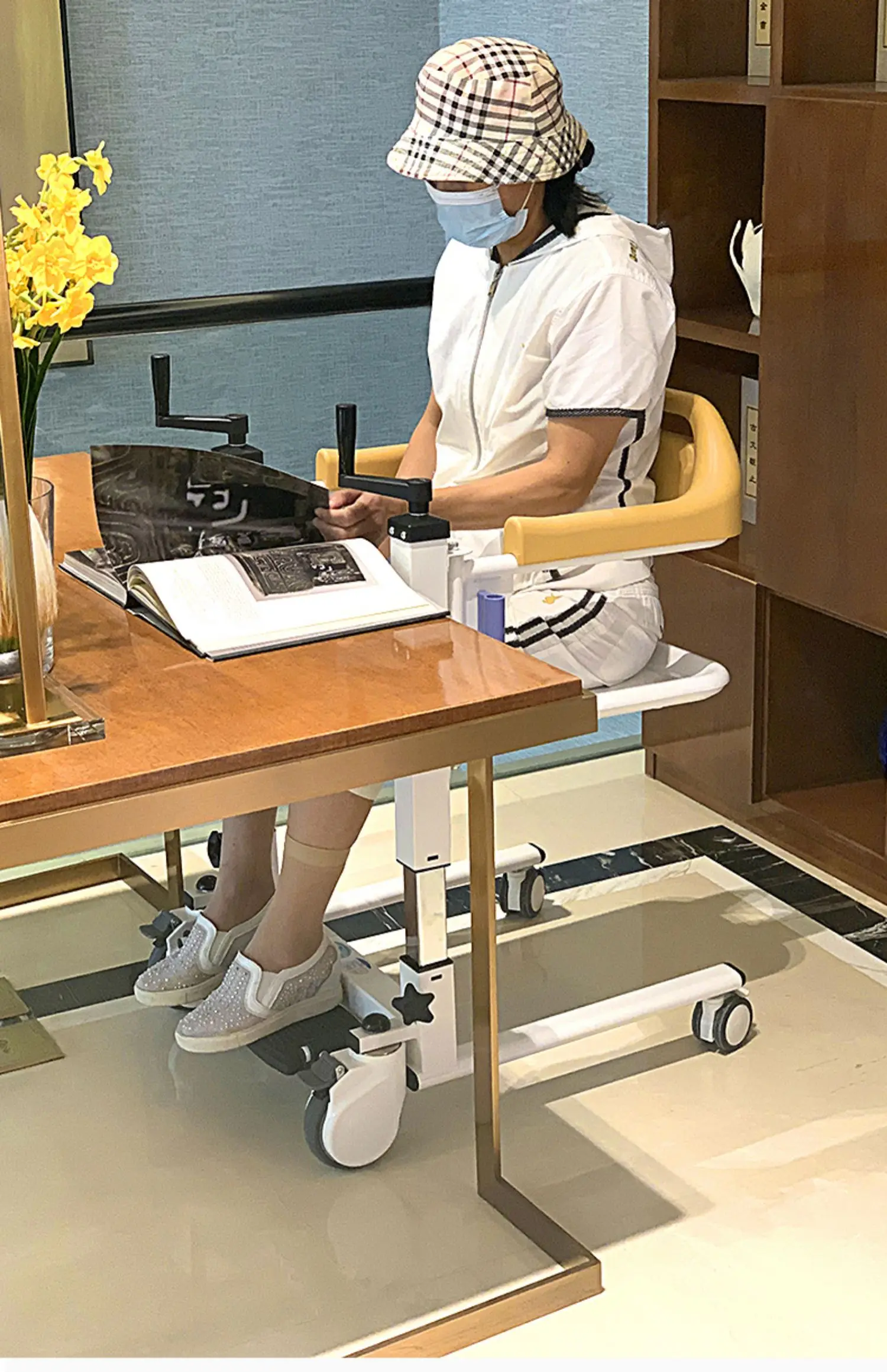 Transfer Machine Multifunctional Lifting Device Bed Rest Home Care Disabled Elderly Sitting Bathing Walking 18