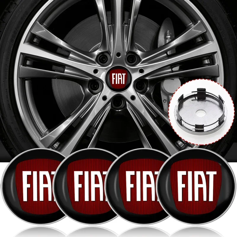 4 Pz 60Mm Car Wheel Center Hub Center Cap Rim Hub Copertura Antipolvere Emblemem Per Fiat 500 Punto 124 125 Bravo Stilo Panda Abarth