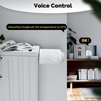 Moes Tuya ZigBee3.0 Radiator Actuator Valve Smart Thermostat Temperature Controller External Sensor TRV Voice Control Alexa - Image 4