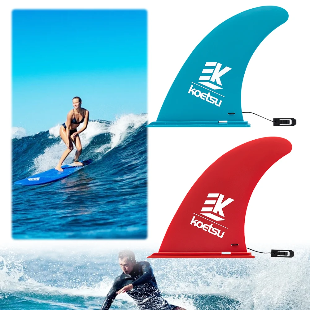 Paddle Board Fin SUP Center Fin No-Tool Installation Single Center Fin Improves Stability for Paddle Board Longboard