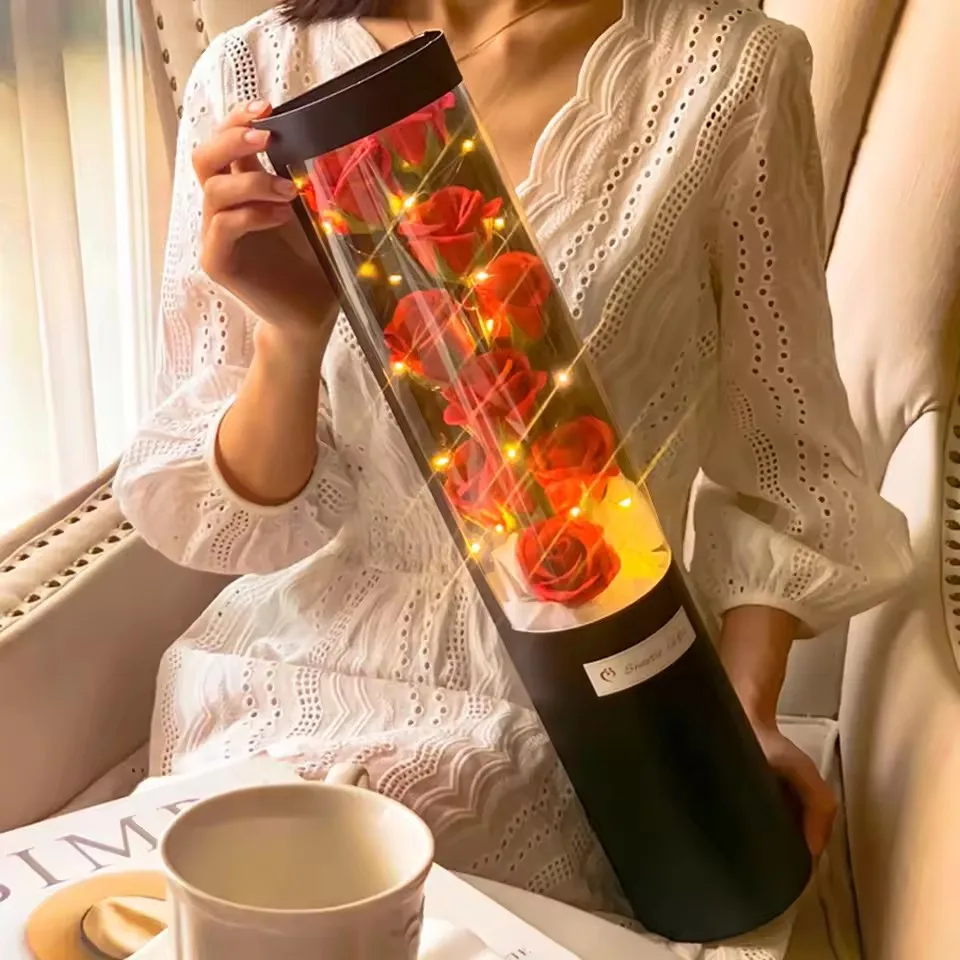 Rose Bouquet Soap Flower Gift Box 4