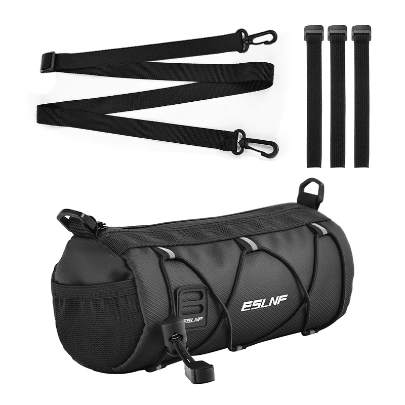 Sacoche Vélo Étanche Capacité 2L, Sahoo - Noir - Français