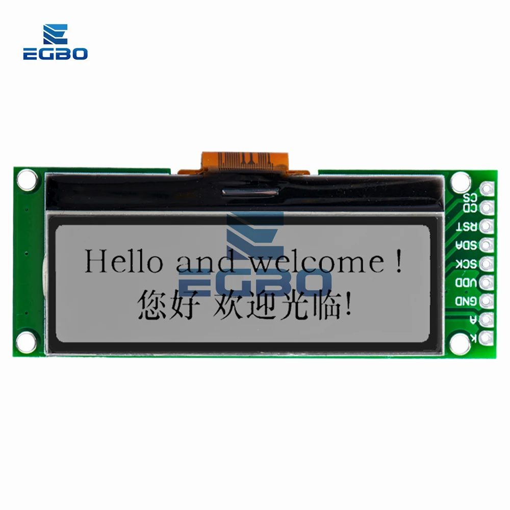 High-Resolution Graphic Matrix LCD Module with LED Backlight and Built-in Controller