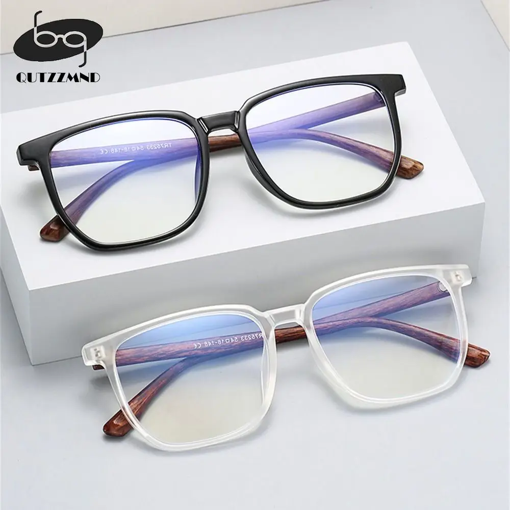 Occhiali Da Vista Oversize Retrò Occhiali Da Vista Quadrati Tr90 Occhiali Da Vista Anti-Blu Occhiali Da Computer Occhiali Da Vista Protezione Per Gli 