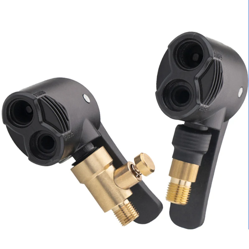 Air Pump Thread Nozzle Adapter Car Truck Wheel Tire Pump Valve Clip Chuck Inflator Pump Nozzle