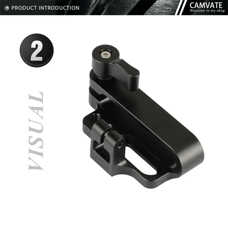 Mount For Samsung T5 SSD Mount Bracket SSD Holder Clamp Attached Cage via M5/1/4