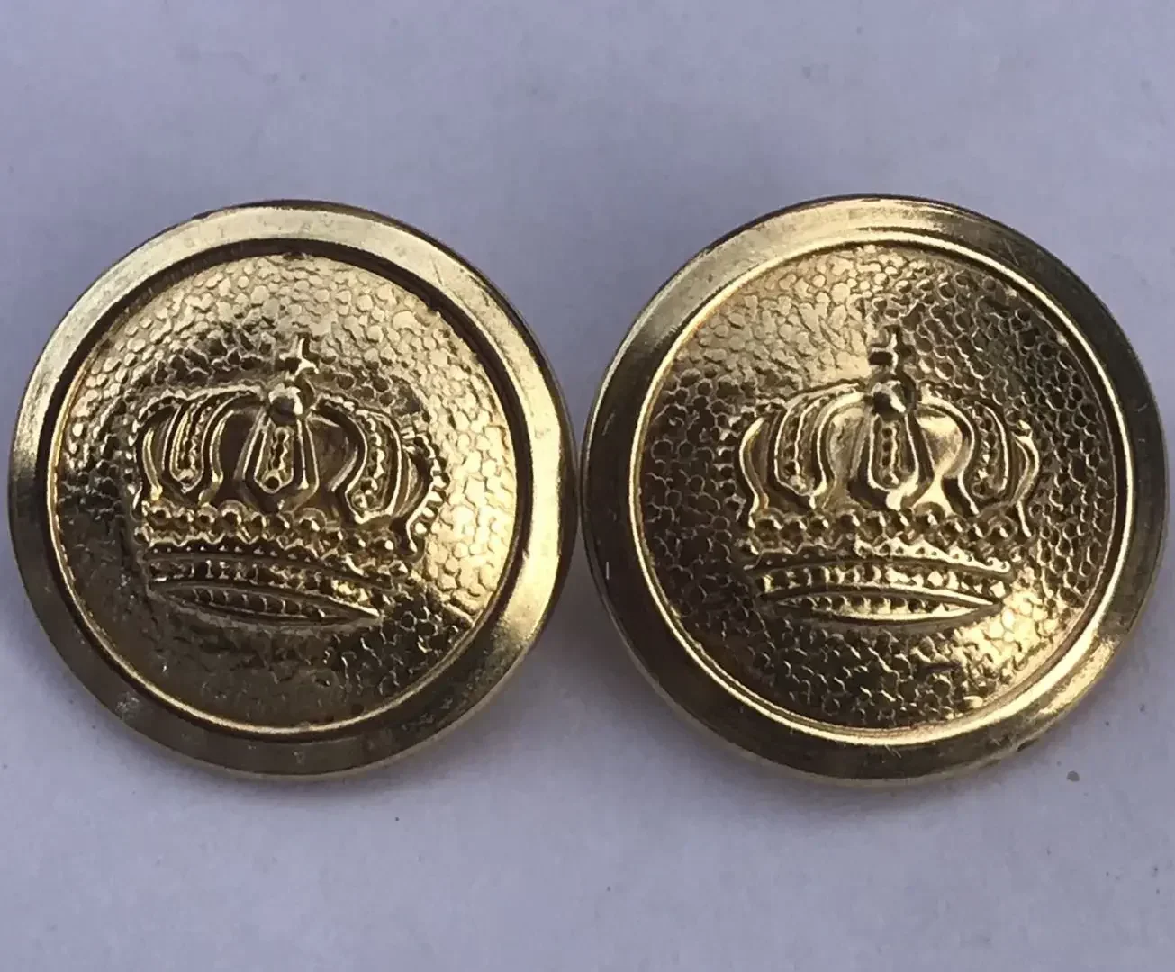 12 PCS SET WWI WW1 IMPERIAL GERMAN PRUSSIAN CROWN OFFICER UNIFORM BUTTON GOLD 21MM