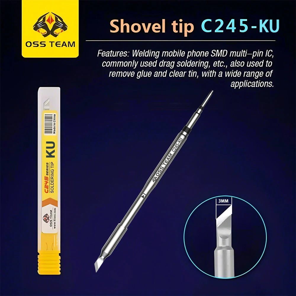 OSS C210 C245 Soldering iron tip For JBC HS-02 T80 Soldering Iron Universal Comp