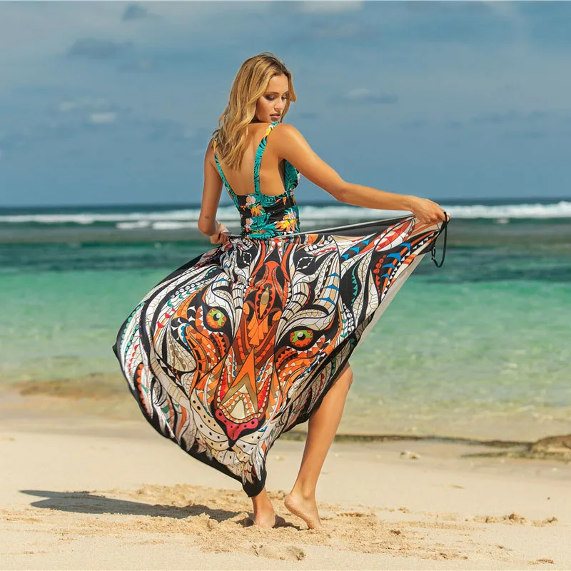 Luxury Beach Towel Bathrobe Skirt Beach 