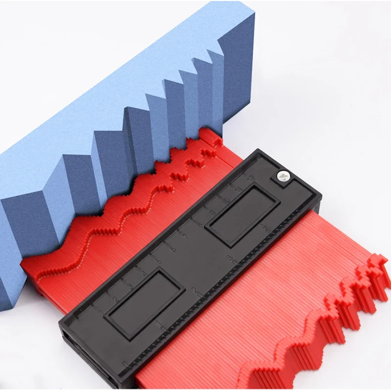 Shape Contour Gauge Duplicator Profile Measuring Tool Contour Duplication Gauge Contour Template Plastic Contour Copy Duplicator_voghion.com