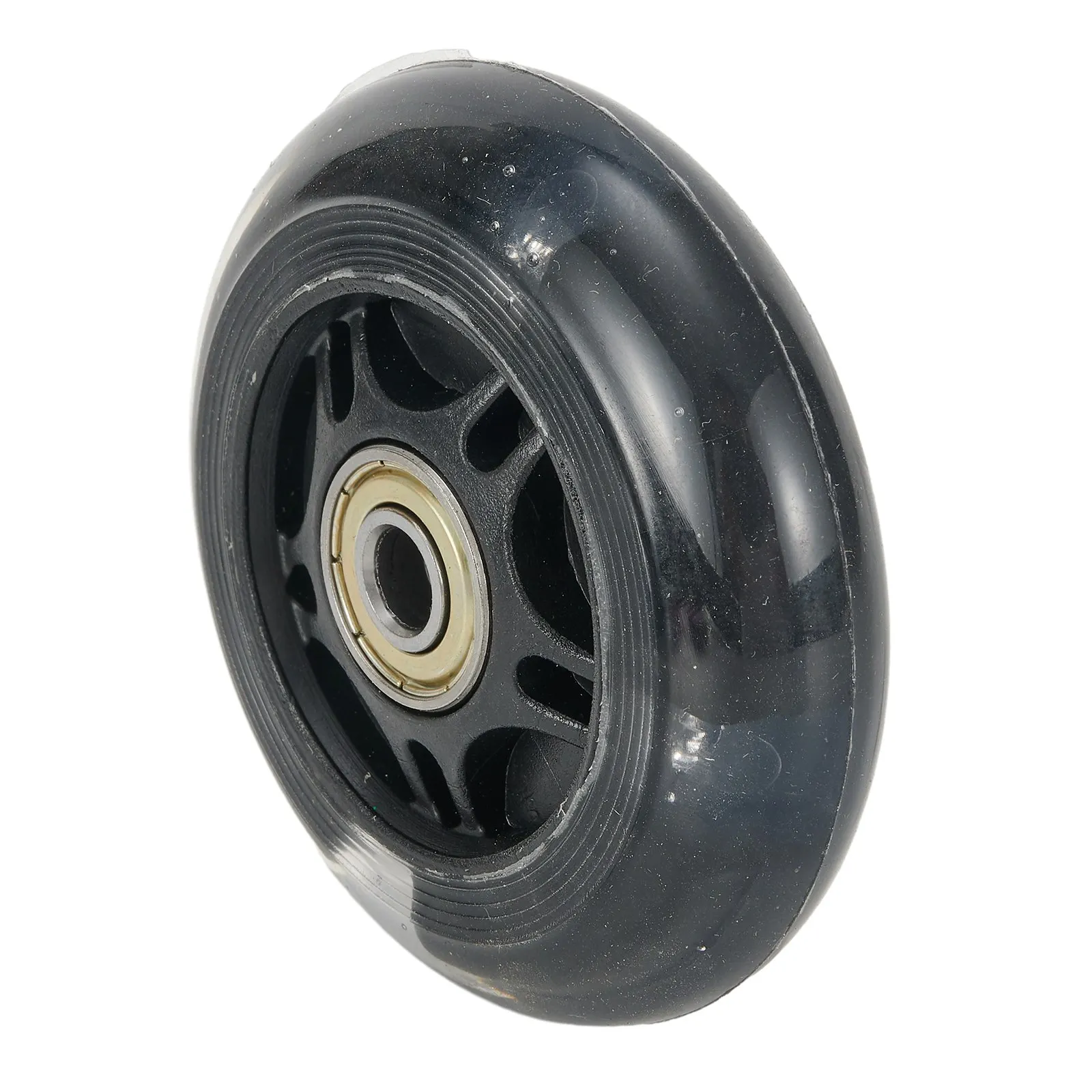 Leuchtende, extrem leise Räder, stoßdämpfende, verschleißfeste PU 80 22 mm blinkende Räder, drehbare Kinderräder, leise Räder – Detail 6
