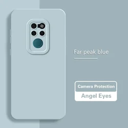 Luxe Zachte Vloeibare Siliconen Schokbestendige Telefoonhoes met Rechte Randen en Engelene ogen Ontwerp