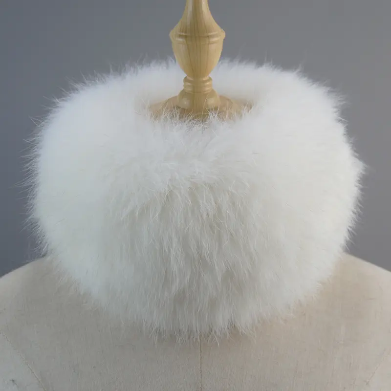 2026 Hot Sale Women Real Fox Fur Scarf Fur Headbands Good Elastic Winter Luxury Neck Warmer Natural Fur Mufflers Ring Scarves - Image 15
