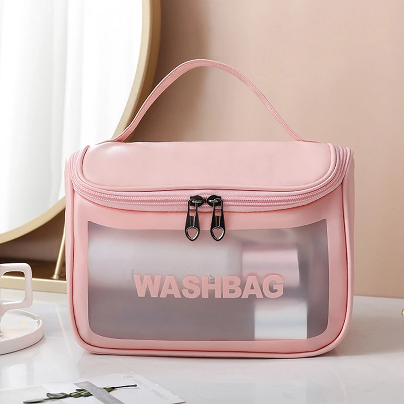 1PC New Ins Style Multifunctional Cosmetic Bag for Women Wash Bag Portable Waterproof Swimming Bag Home Travel Storage Bag Case 6