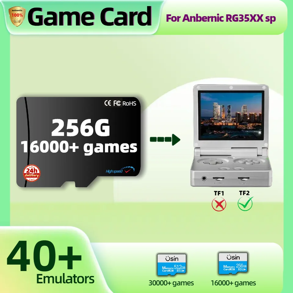 Game TF Card For Anbernic RG35XXSP Plug&play Pre-install Retro