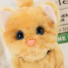 Electronic for Cat Toy Plush Robot for Cat Pet Walking Running Animal Shake Tail Cute Electric Toys For Children Birthda 5