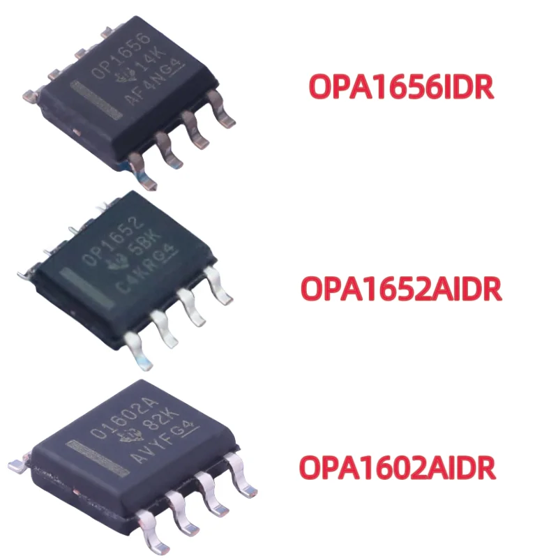 

10pcs OPA1656IDR OP1656 OPA1652AIDR OP1652 OPA1602AIDR 01602A SOIC-8
