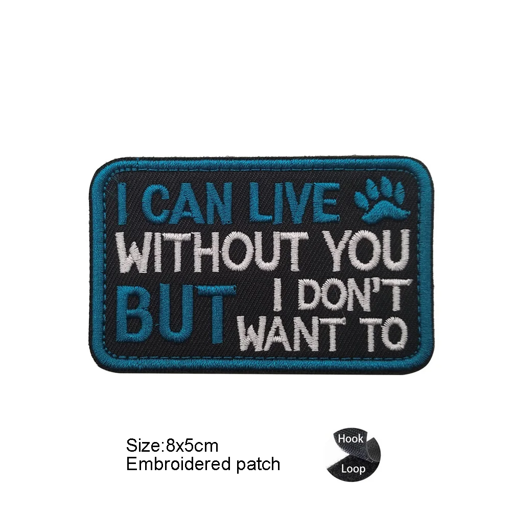 Personalized Alphabet Embroidery Patch - Fun Outdoor Bag Badge with Hook and Loop Attachment