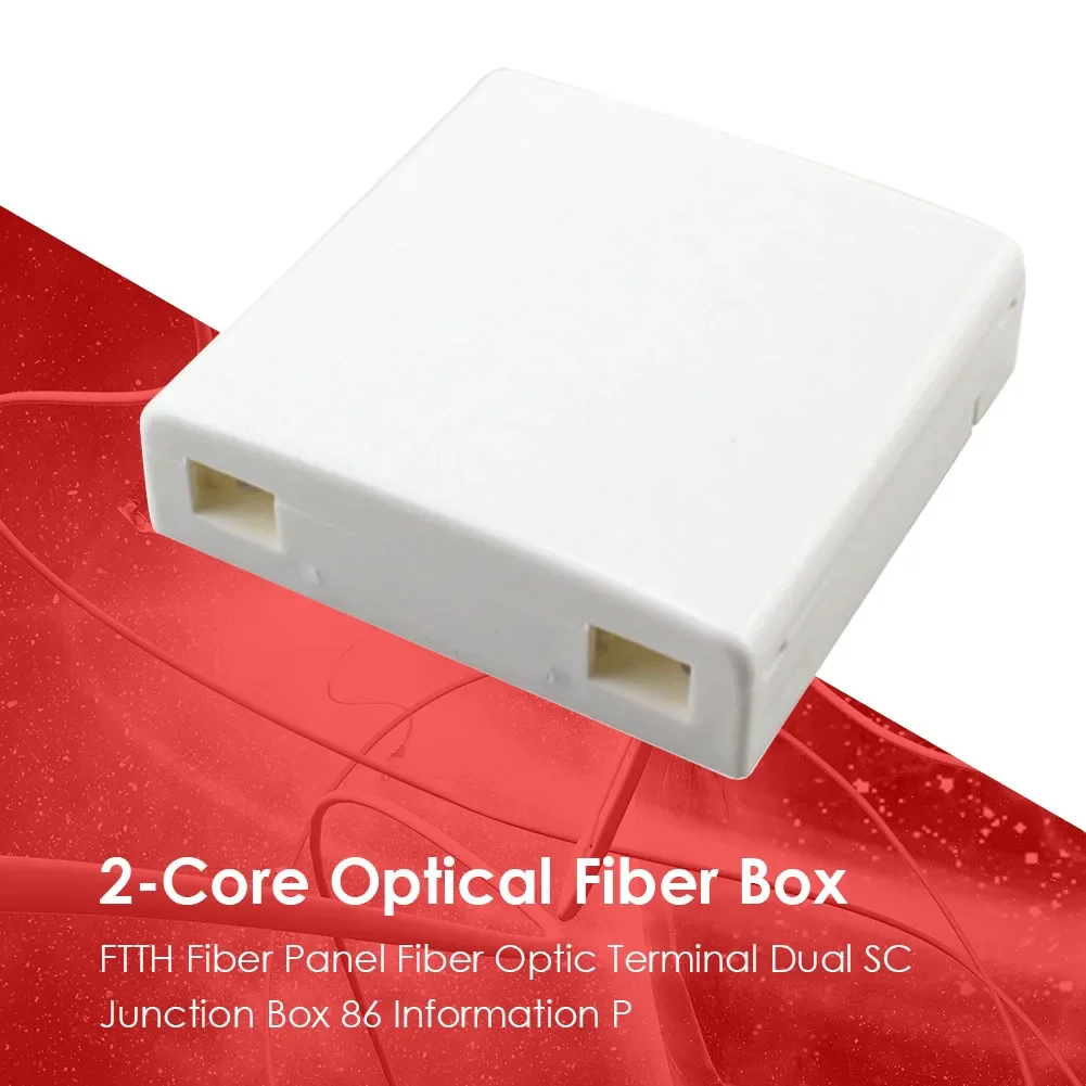 Junction Box Wall Mount Cassette External Mounting Box Suitable For Switch And Socket FTTH Terminal Boxes