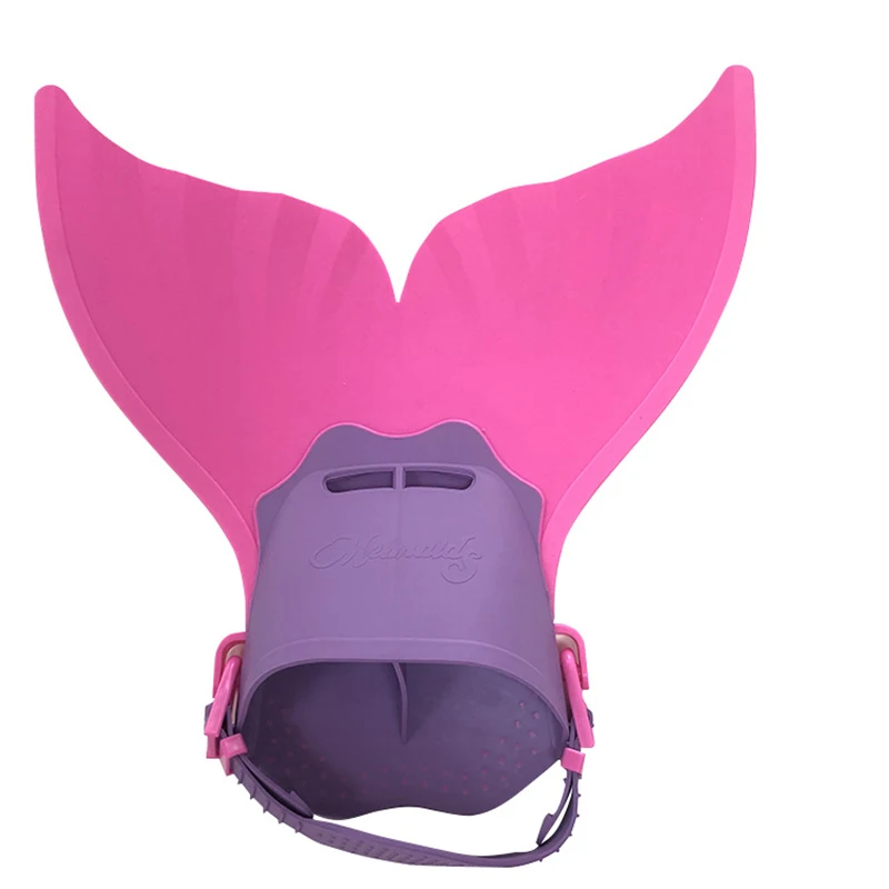 Adjustable Mermaid Swim Fin Swimming Training Girl Boys Kids Children Mermaid Tail Girl