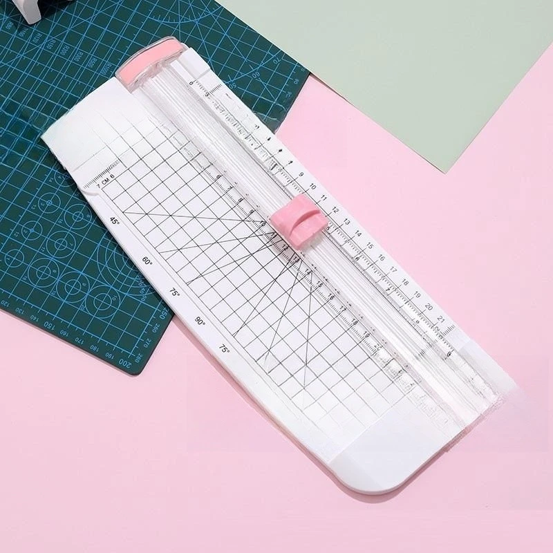 Paper Cutter Portable Paper Trimmer 12 In Slicer Scrapbooking Tool Side Ruler For Craft Paper A4 A5