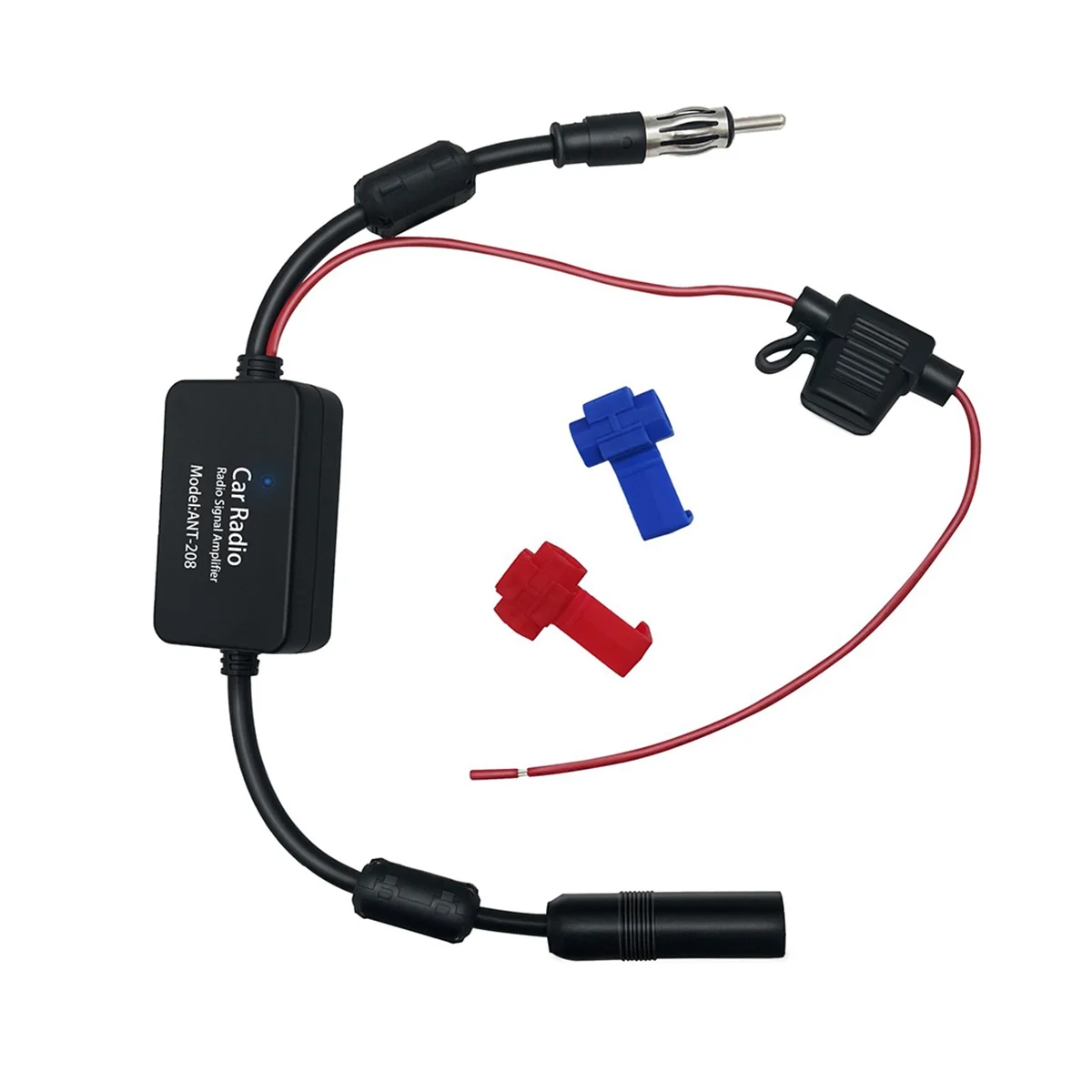 

DAB/FM/AM Radio Antenna Signal Amplifier with Magnetic Loop 12V Active Gain Amplifier FM Car Antenna Amplifier