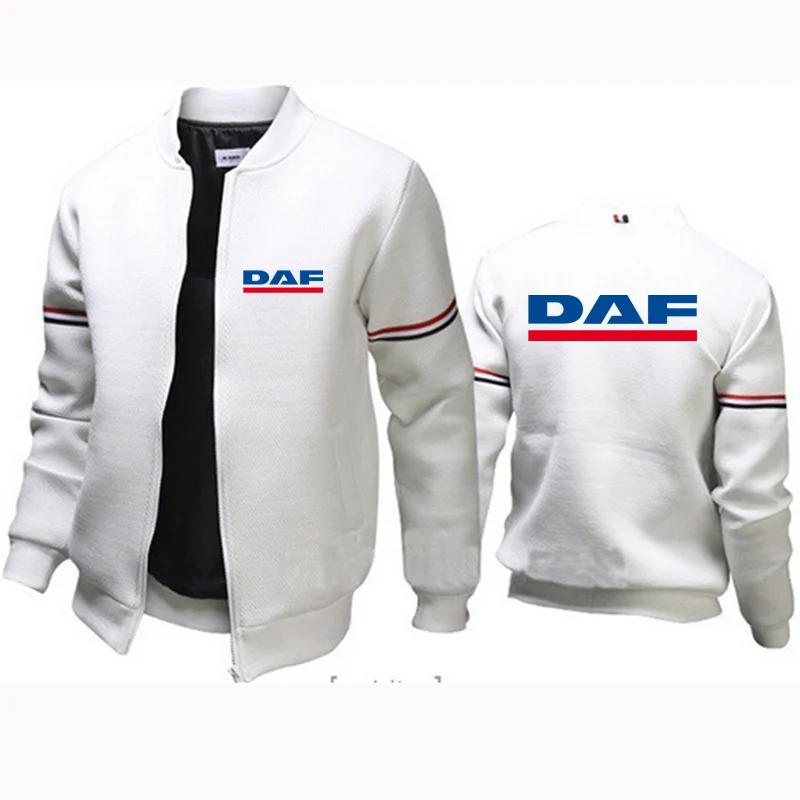 

DAF truck company truck driver printing fashion 2023 new men's spring and autumn long-sleeved flying jacket sportswear jacket