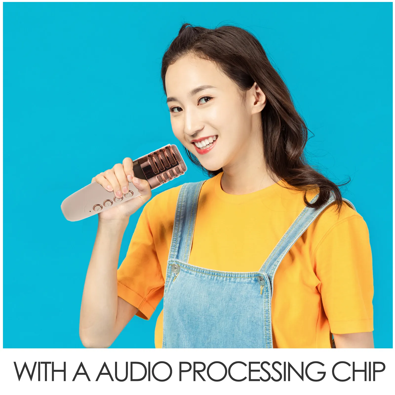 휴대용 야외 노래방 기계 무선 마이크 스피커 시스템 (캠핑, 가족 파티, 성인용 미니 노래방 스피커)