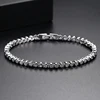 LUOTEEMI Bezel Setting Round CZ Tennis Bracelet Delicate Cubic Zirconia Minimalism Charm CZ Bracelets for Women Party Jewelry 6