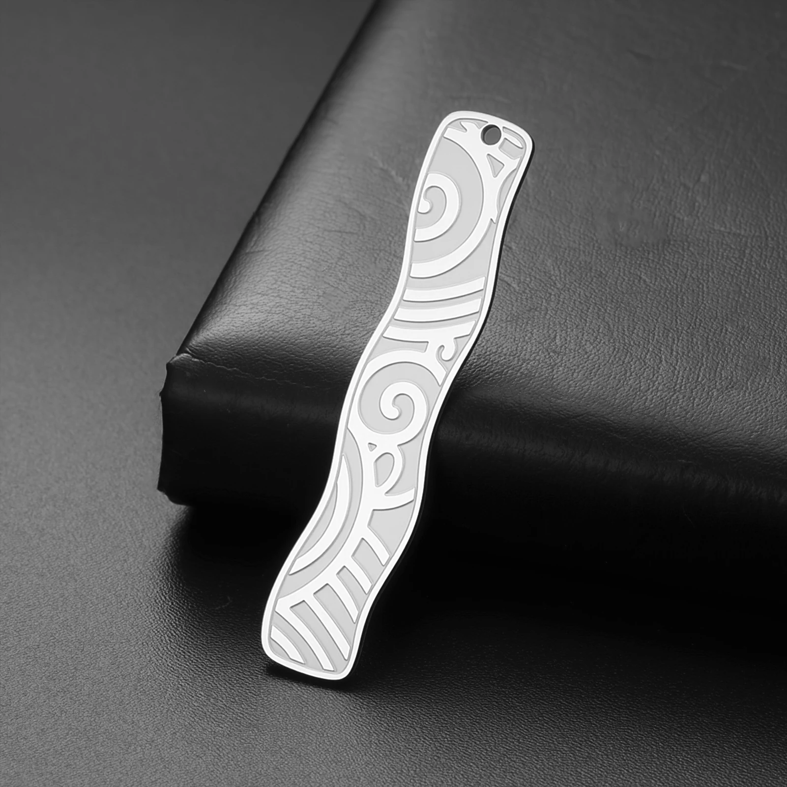 1PC Edelstahl Welle Filigran Lange Bar Anhänger Geometrische Charme für DIY Boho Schmuck Halskette Ohrring Machen – Detail 10