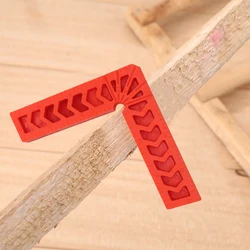 Carré de positionnement pour outils de travail du bois en plastique, fixation auxiliaire en forme de L à 90 degrés, pinces à Angle droit pour charpentier, 3 pièces 