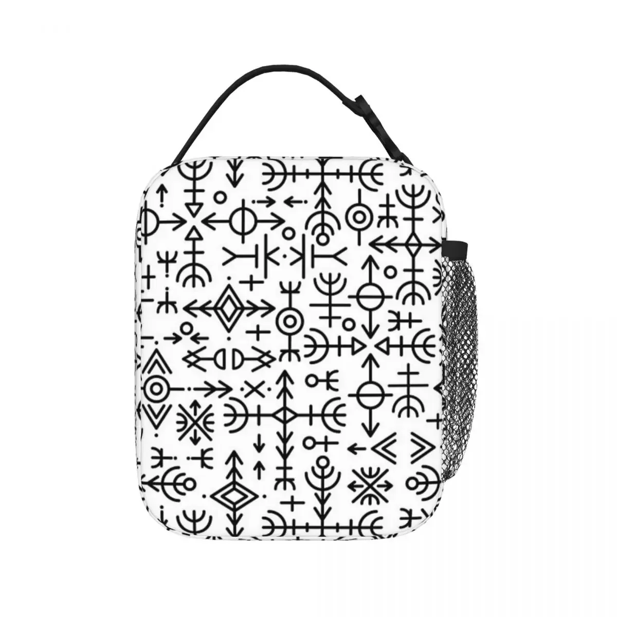 

Viking Runes Insulated Lunch Bags Leakproof Picnic Bags Thermal Cooler Lunch Box Lunch Tote for Woman Work Children School