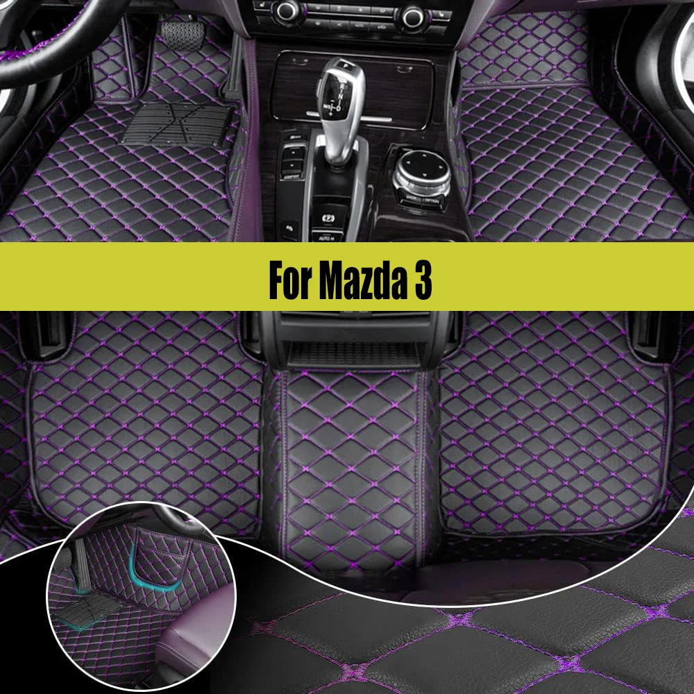 

HUTECRL Car Floor Mat For Mazda 3 2007-2016 Year Upgraded Version Foot Coche Accessories Carpets