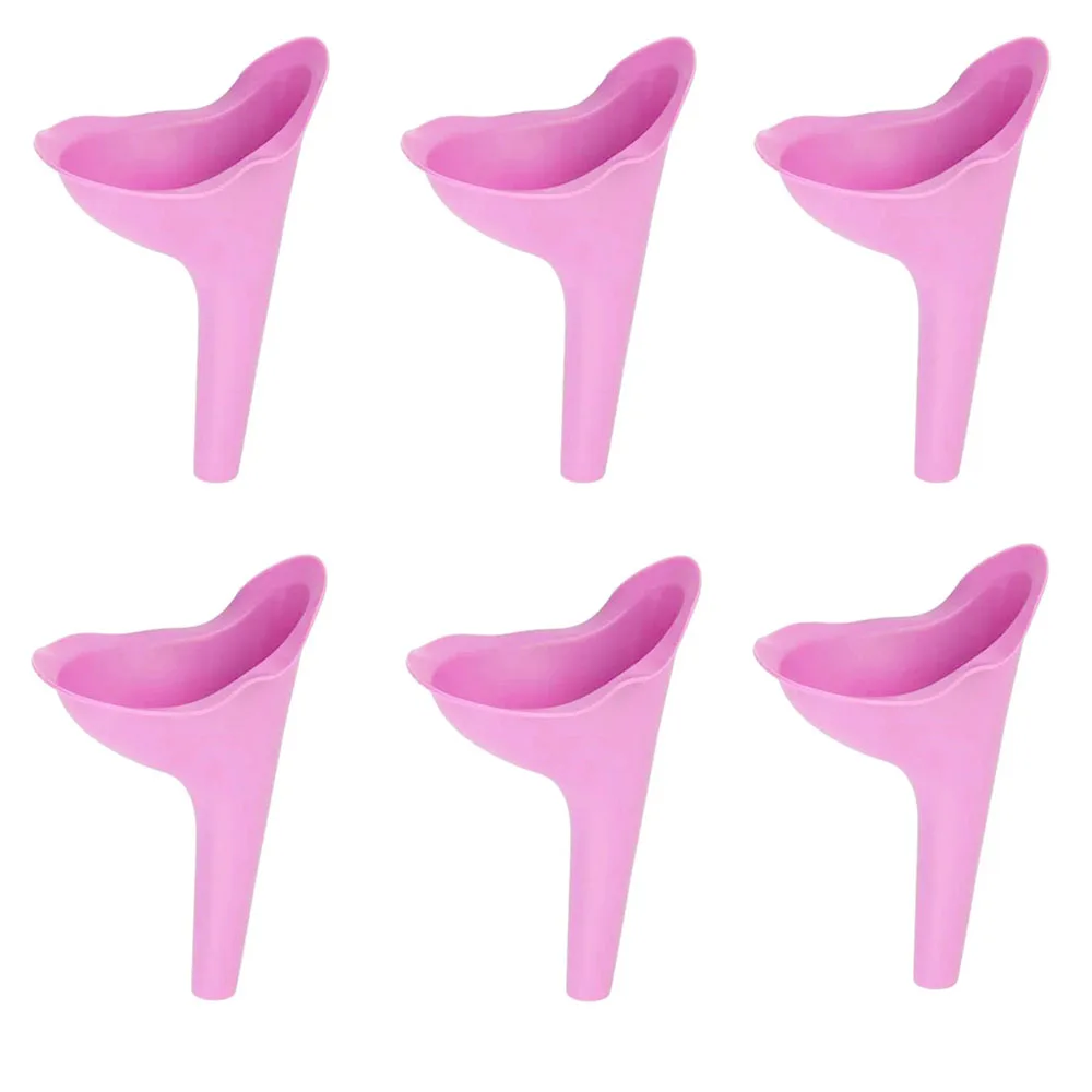 Women Urinal Soft Silicone Urination Outdoor Camping Stand Up Pee Girl Urine Toilet Parts Urinals Fixture Device Travel Toilet