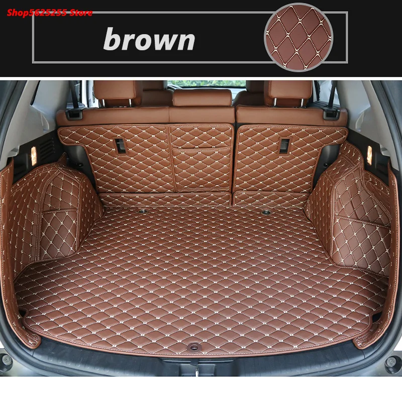 Tapis de coffre en cuir entièrement entouré imperméable doublure  coordonnante polymères de sol pour Honda CRV CR-V 2023 accessoires de  voiture - AliExpress