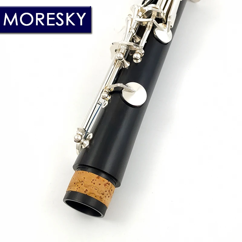 Clarinet Woodwind Instrument MORESKY Clarinet Bb Wood Ebony Silver Plated 18 Keys Grenadilla Sib Klarnet M65 clarinet woodwind instrument clarinet and saxophone accessories