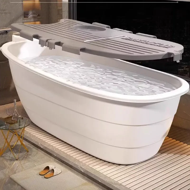 Unfoldable Large Bathroom Bathtubs Plastic White Strong Bucket modern Bathtub Bath Adults Baignoire Pliable Adulltes Furniture