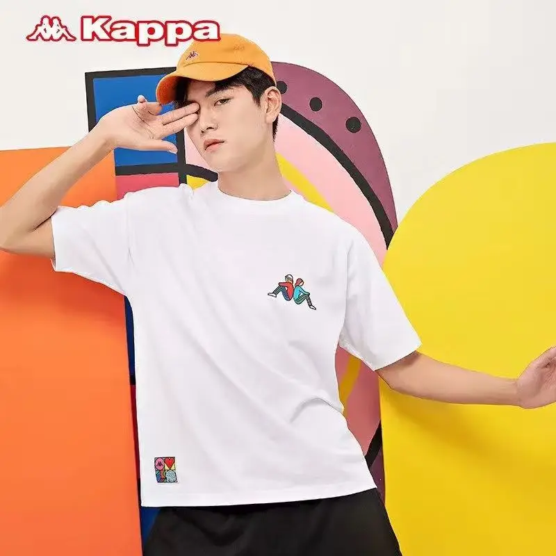 

2023 authentic short sleeve men's crew neck funny t-shirt women's shirt printed loose large casual sports student lovers