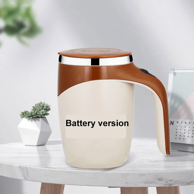 Smart Self-Stirring Magnetic Mug - Stainless Steel Coffee Mixer