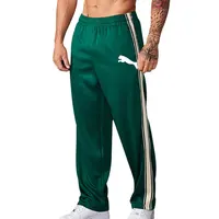 Men's Pants, American Mesh Striped Fitness Straight Leg Men's Casual Jogging Loose Patchwork Autumn And Winter Sports Pants 2024 1