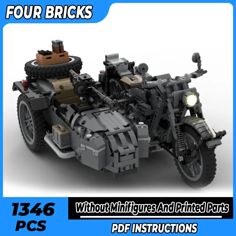 

Конструктор Moc, модель автомобиля, Вторая мировая война, мотоциклы, технология, модульные блоки, подарки, игрушки для детей, Наборы для творчества