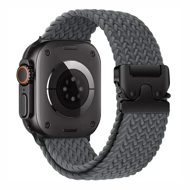 Braided Solo Loop Strap for Smartwatches - Premium Elastic Band Design
