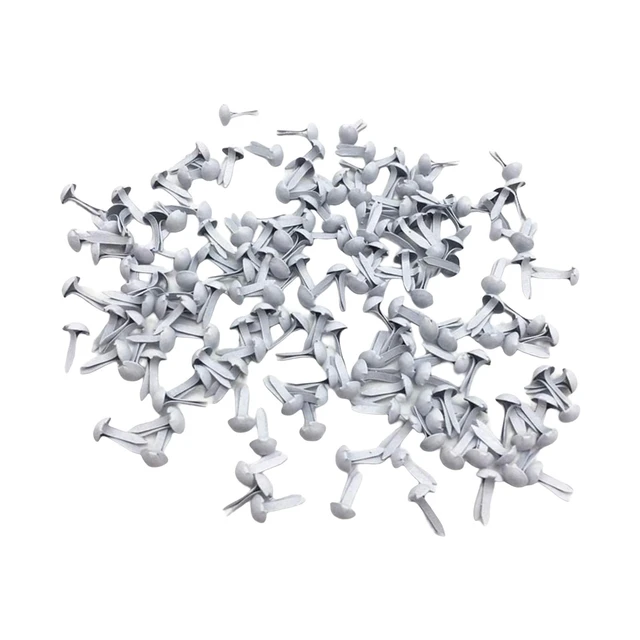 200Pcs Round Mini Brads, Paper Fasteners Embellishment Toy for