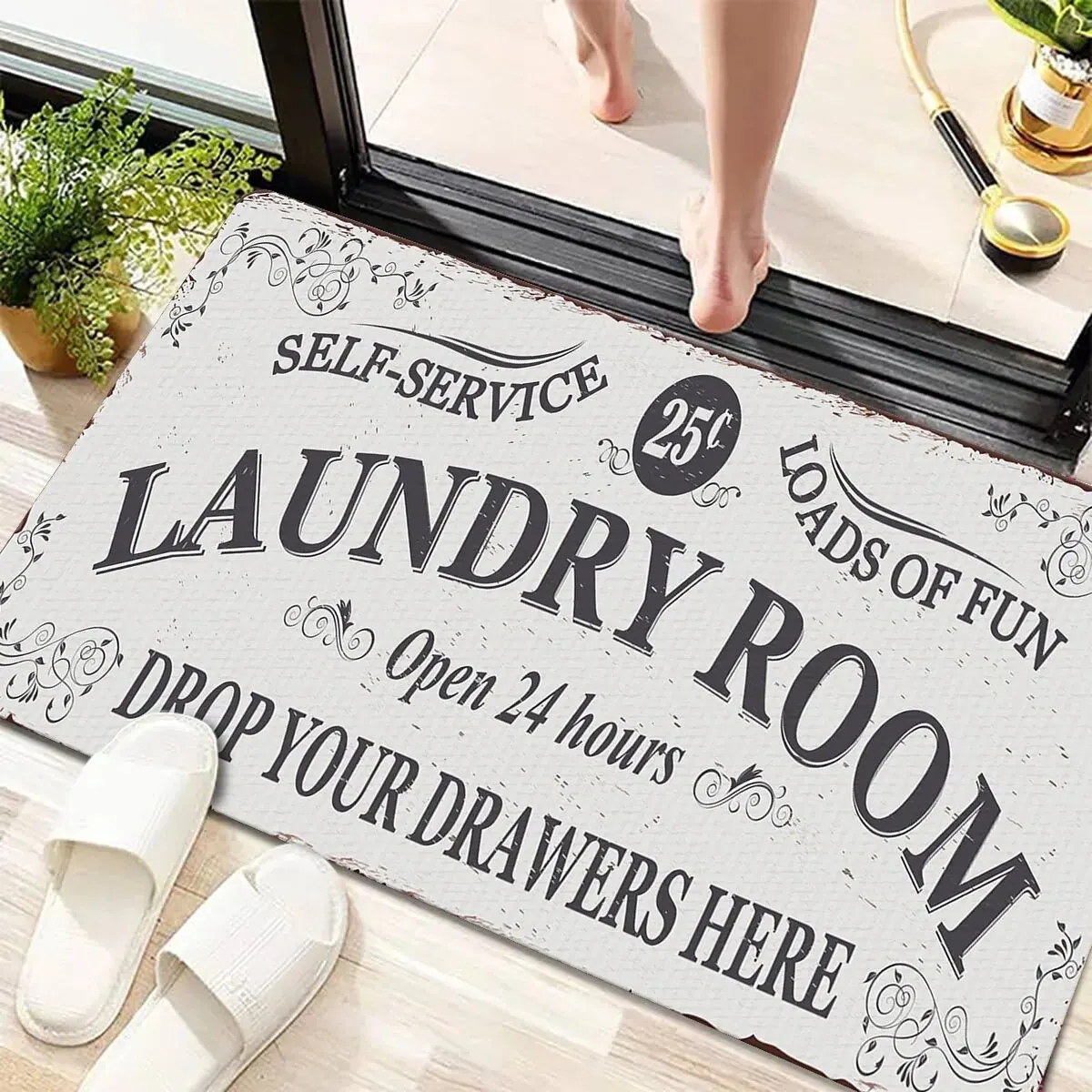 LaundryRoomMatsDurableAreaRugMatLaundromatsGreyLaundryRoom