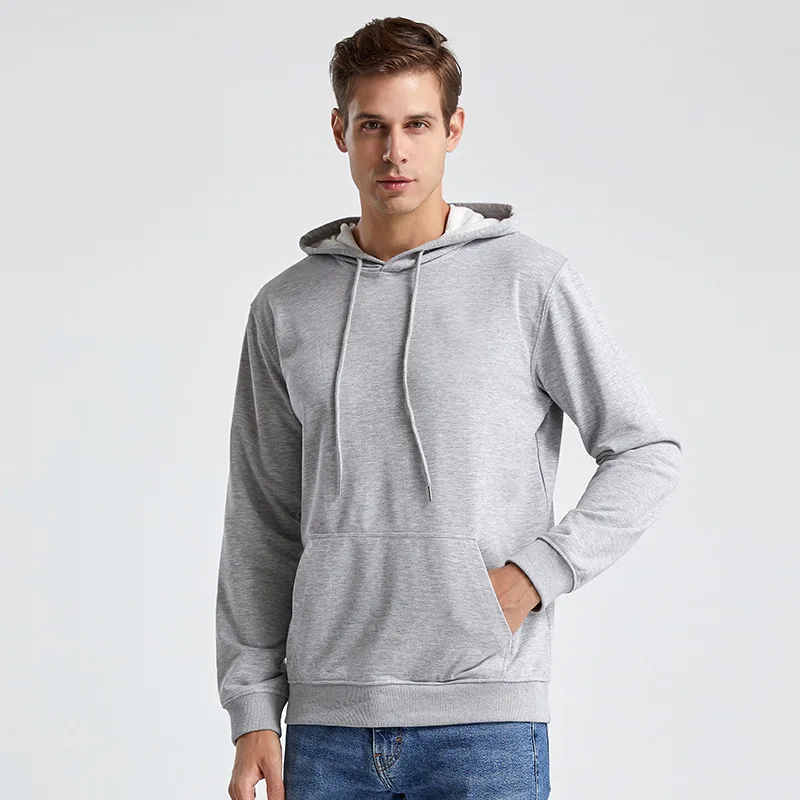 2022 Spring New Arrival Men's Sweater Solid Color Simple Basic Sweater Hood Man Hoodies Tracksuit Mens Sweatshirts Off White hoodie Hoodies & Sweatshirts