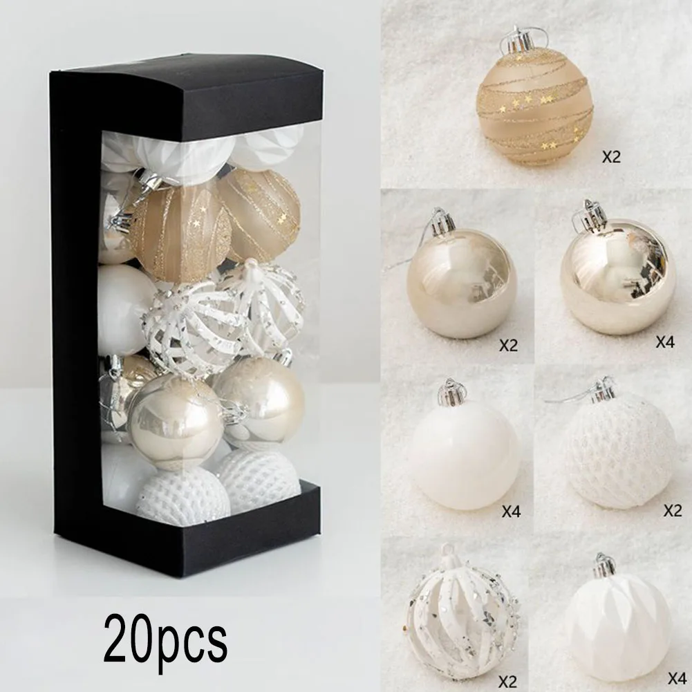 

Christmas Decorations 2023 Christmas Balls Christmas Tree Ornaments Ball Hanging Pendants Xmas Gift Navidad Noel New Year 2024