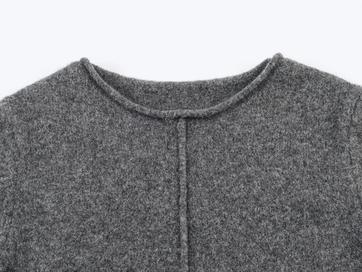 HH Damen Winter Mode Stehkragen Casual Einreihiger Mantel mit Seitenknöpfen Tailliert Schulterpolster Business Langer Überziehmantel – Detail 4