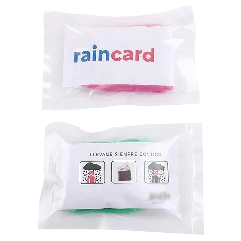 2/5pcs Portable Raincoat Women Men Outdoor Rainwear Waterproof Disposable Camping Hiking Hooded Ponchos Rain Cover Travel raincoat poncho