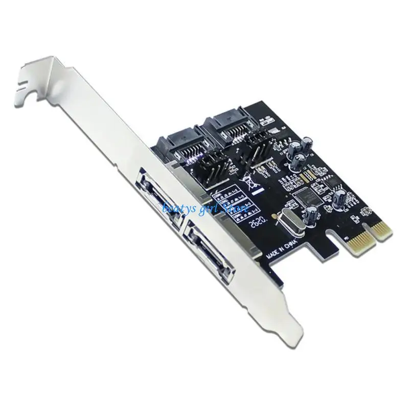 eSATA 연결 기능이 있는 PCIe2.0 슬롯용 C7AB 이중 채널 SATAIII 6Gb/s 확장 카드