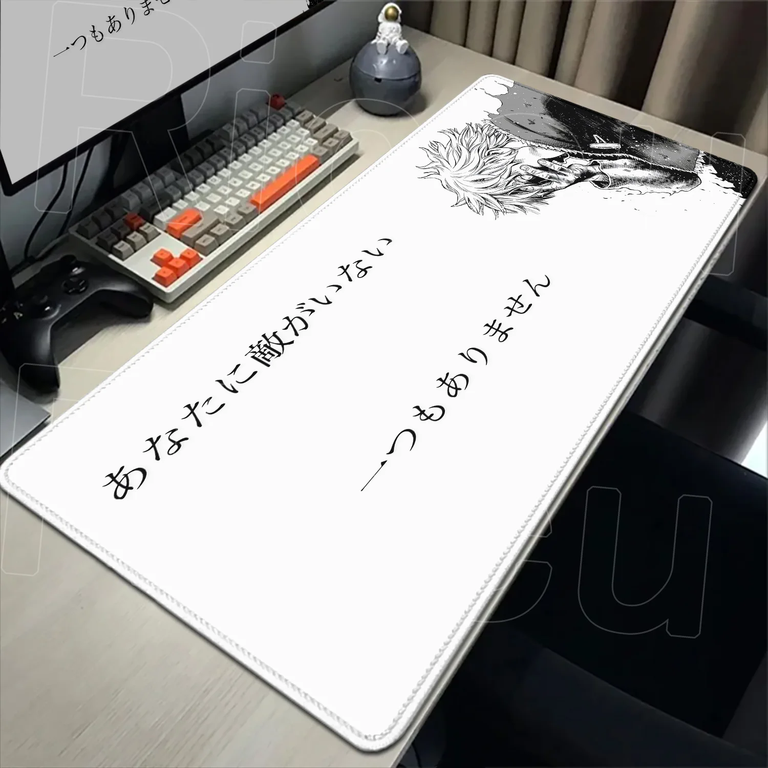 XXL Large Mousepad Vinland Saga 90x40CM Mouse Pad E-sports Gaming Keyboard Protector PC Accessories HD Computer carpet Desk Mat